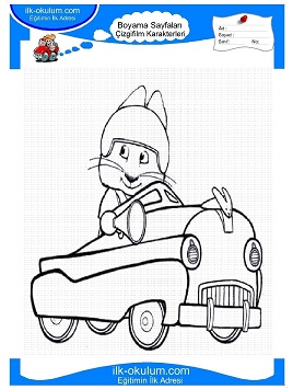 Çocuklar İçin Max ve Ruby Boyama Sayfaları 